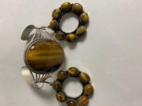 Tigers Eye Navajo Erings/Cuff Braclet